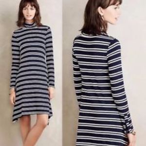 Anthropologie Maeve Turtleneck Swing Dress EUC